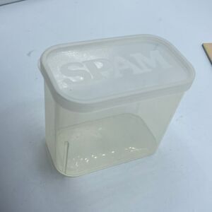 Vintage reusable SPAM  container made in U.S.A.